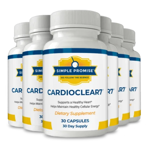 CardioClear7 6 bottle package, 180-day supply