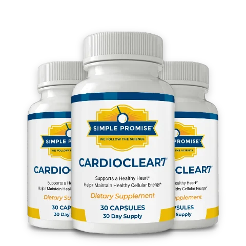 CardioClear7 3 bottle package, 90-day supply