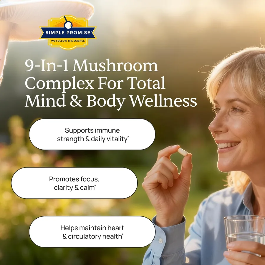 Cholibrium mushroom complex for mind and body wellness